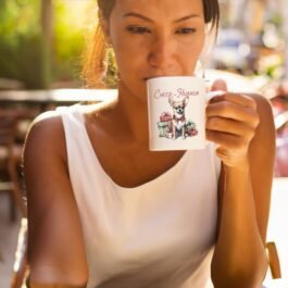 Tasse en Céramique Noël « Cheer Huahua »
