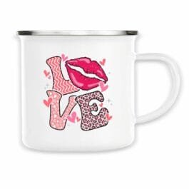 Love Mug Vintage en Métal